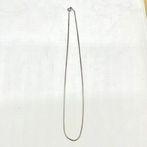 Snake Bone Chain Necklace Round Silver 925 4.6 Grams